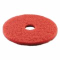 Overtime 15 in. dia Standard Buffing Floor Pads - Red, 5PK OV3742348